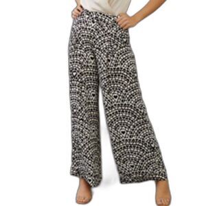 Farm Rio Pants Pleated Front Black Size S